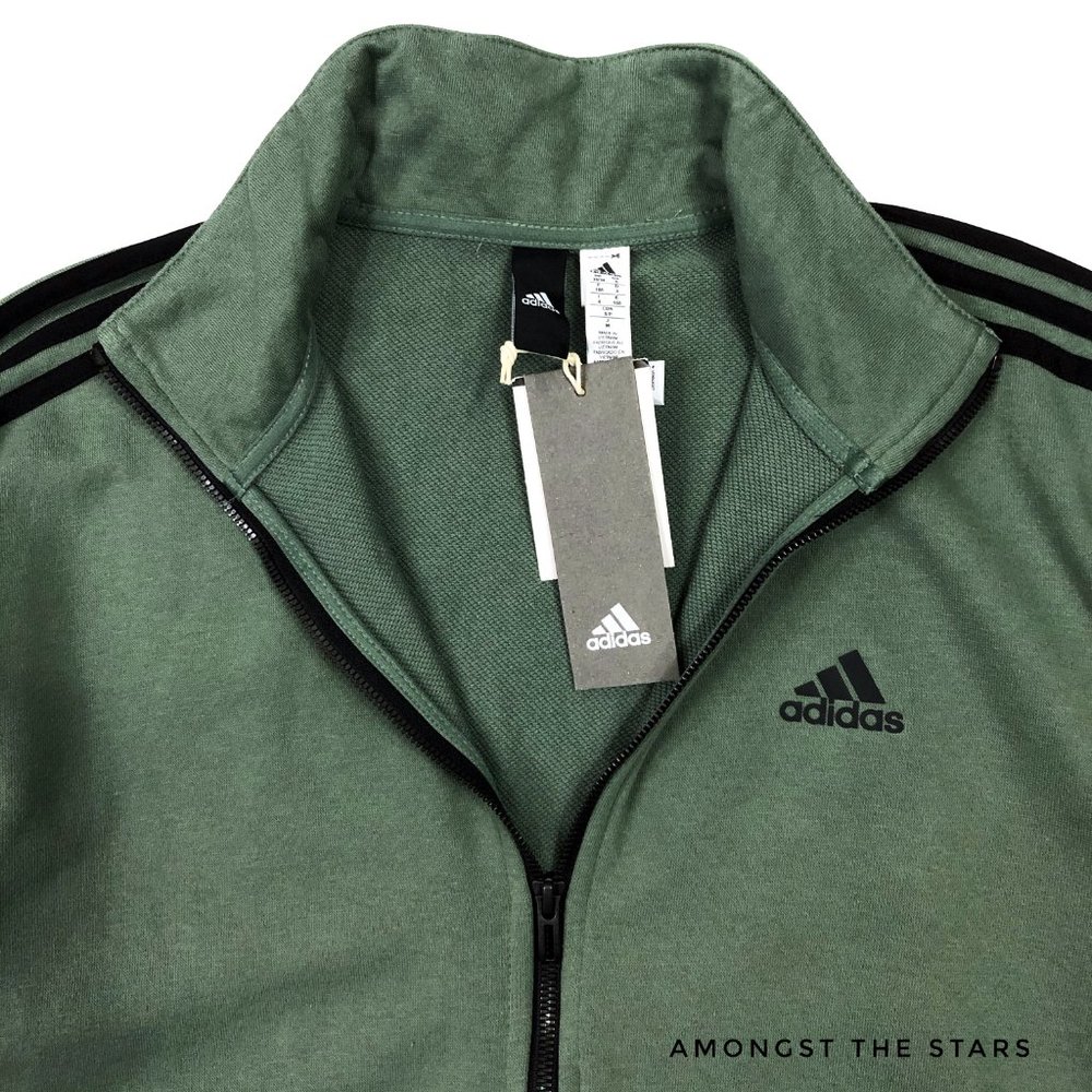 adidas Co Relax Ts Green Tracksuit Jacket & Pants - Picture 8 of 16